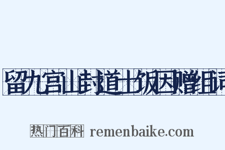 留九宫山封道士饭因赠组词是什么意思的图片